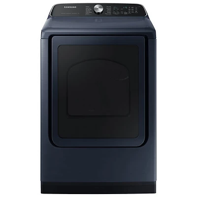 Open Box - Samsung 7.4 Cu. Ft. Electric Steam Dryer (DVE54CG7155DAC) - Navy - Perfect Condition