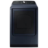 Open Box - Samsung 7.4 Cu. Ft. Electric Steam Dryer (DVE54CG7155DAC) - Navy - Perfect Condition
