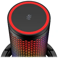 HyperX QuadCast 2 S Desktop USB Microphone - Black/Red