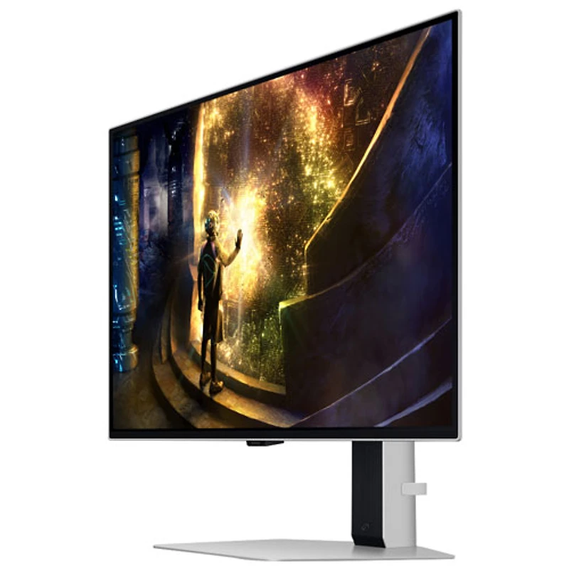 Samsung Odyssey 27" QHD 240Hz 0.03ms GTG OLED LED G-Sync FreeSync Gaming Monitor (LS27DG612SNXZA) - Silver