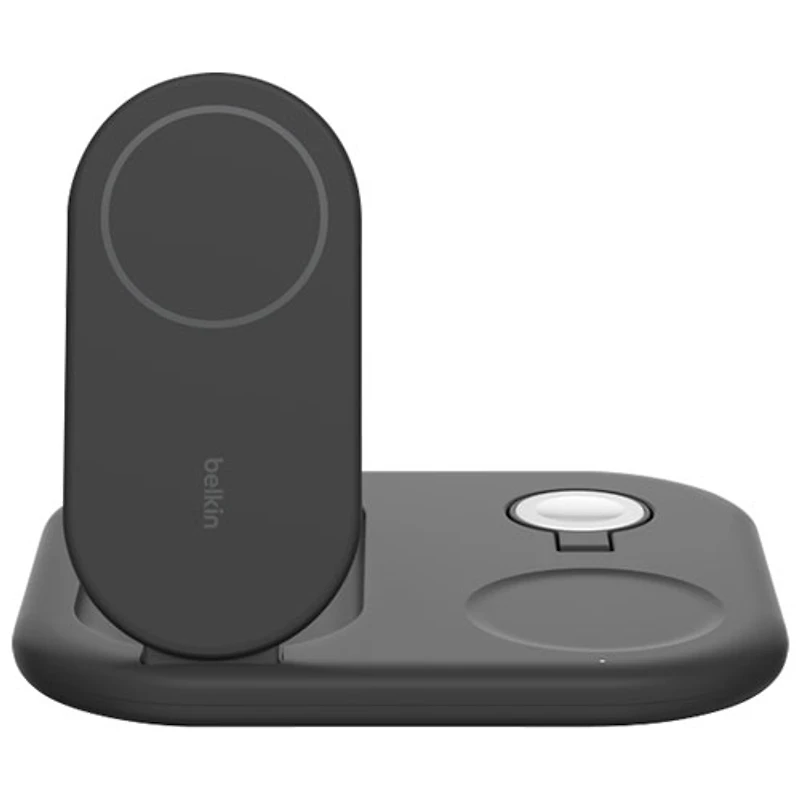 Belkin BoostCharge 3-in-1 15W Qi2 Magnetic Wireless Charging Stand (WIZ029ttBK) - Black