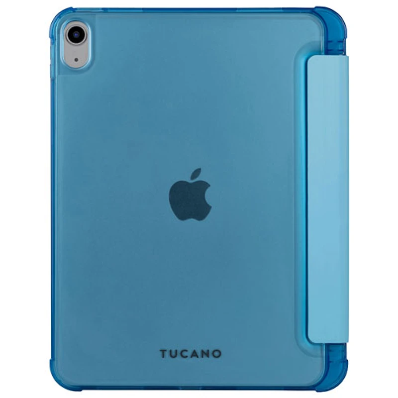 Étui folio ultraprotecteur Satin de Tucano Milano Italy pour iPad de 10,2 po (9e/8e/7e gén.) - Bleu ciel