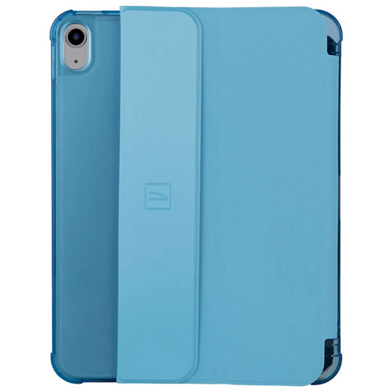 Étui folio ultraprotecteur Satin de Tucano Milano Italy pour iPad de 10,2 po (9e/8e/7e gén.) - Bleu ciel