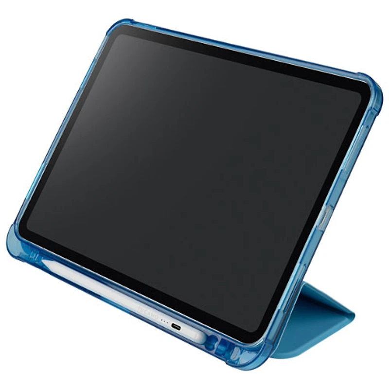 Étui folio ultraprotecteur Satin de Tucano Milano Italy pour iPad de 10,2 po (9e/8e/7e gén.) - Bleu ciel