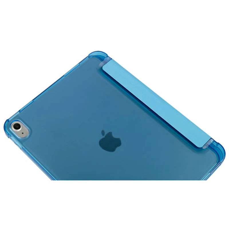 Étui folio ultraprotecteur Satin de Tucano Milano Italy pour iPad de 10,2 po (9e/8e/7e gén.) - Bleu ciel
