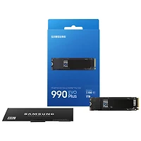 Disque SSD interne 990 EVO Plus PCI-e 1 To de Samsung (MZ-V9S1T0B/AM)