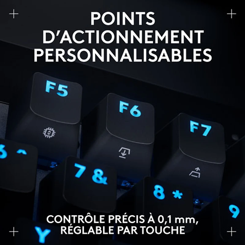Logitech G PRO X Tenkeyless Rapid Backlit RGB Magnetic Analog Switches Gaming Keyboard