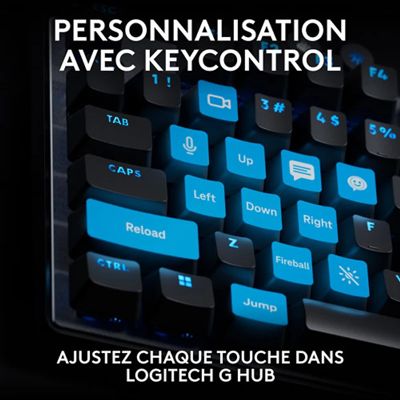 Logitech G PRO X Tenkeyless Rapid Backlit RGB Magnetic Analog Switches Gaming Keyboard