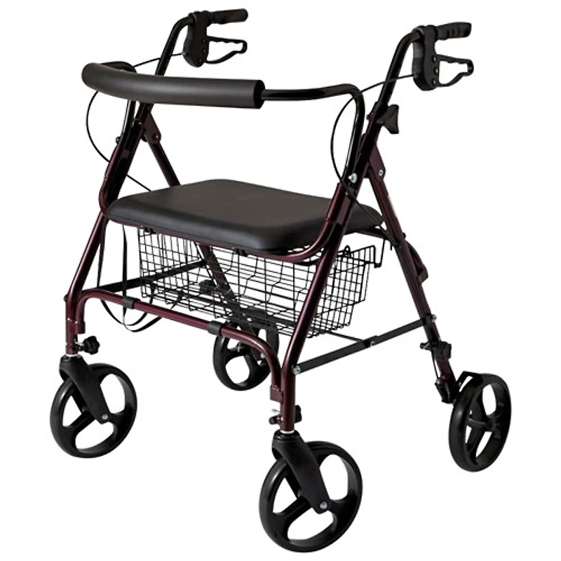 Marchette bariatrique standard en aluminium robuste de Medline - Bourgogne