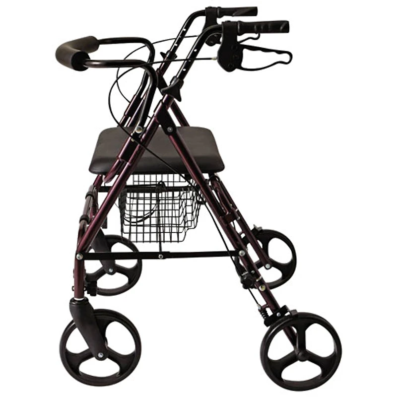 Marchette bariatrique standard en aluminium robuste de Medline - Bourgogne