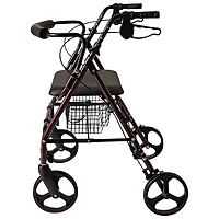 Marchette bariatrique standard en aluminium robuste de Medline - Bourgogne