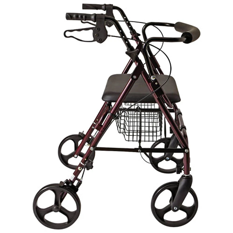 Marchette bariatrique standard en aluminium robuste de Medline - Bourgogne