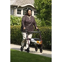 Marchette bariatrique standard en aluminium robuste de Medline - Bourgogne