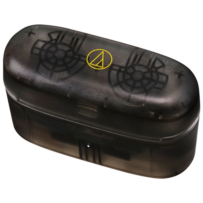 Écouteurs boutons 100 % sans fil à suppression du bruit d'Audio-Technica - Noir translucide