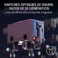 Souris de jeu optique de 35 000 ppp Basilisk V3 de Razer - Noir