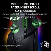 Souris de jeu optique de 35 000 ppp Basilisk V3 de Razer - Noir