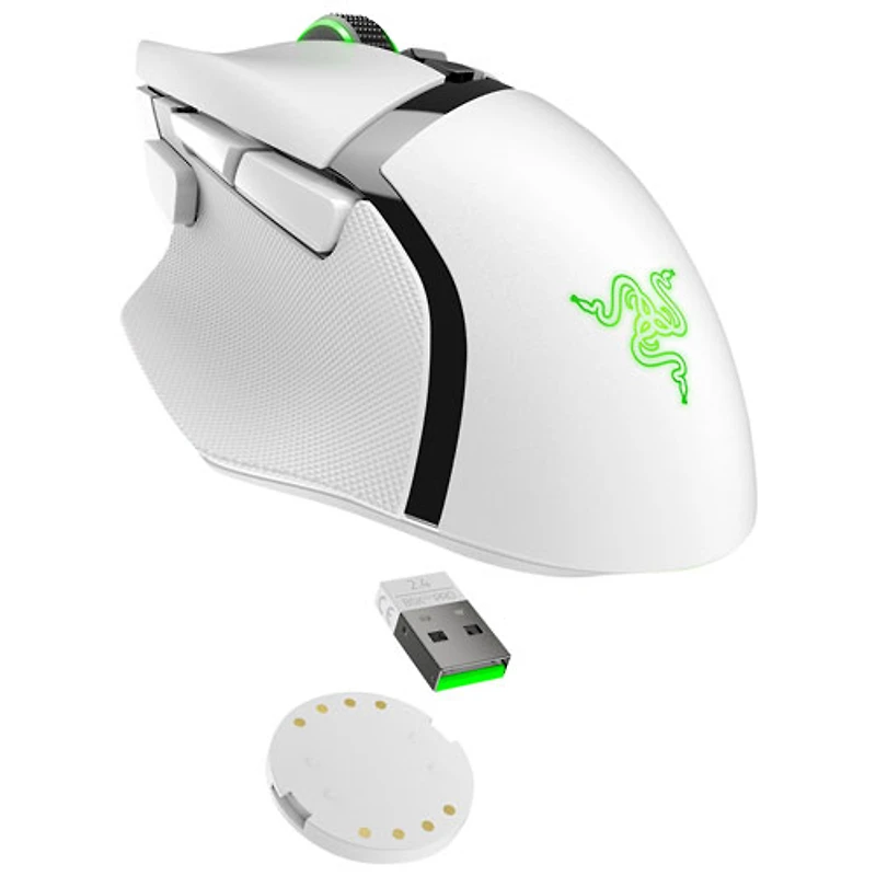 Razer Basilisk V3 Pro 35K DPI Wireless Gaming Mouse - White