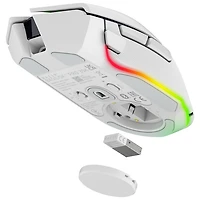 Souris de jeu sans fil de 35 000 ppp Basilisk V3 Pro de Razer - Blanc