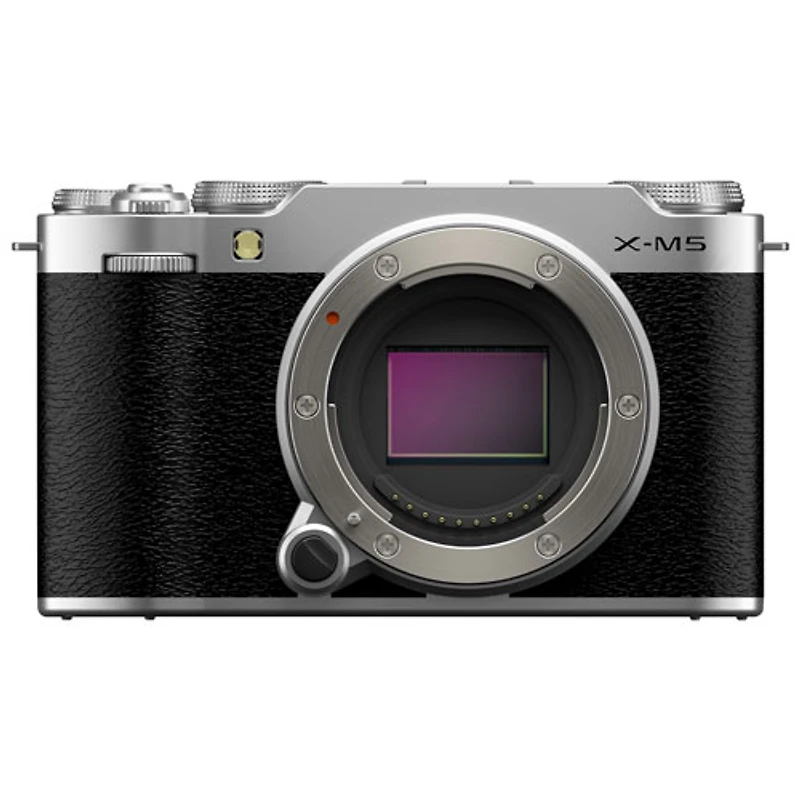 Fujifilm X-M5 Mirrorless Camera with XC 15-45mm OIS PZ Lens Kit - Silver