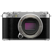 Fujifilm X-M5 Mirrorless Camera with XC 15-45mm OIS PZ Lens Kit - Silver
