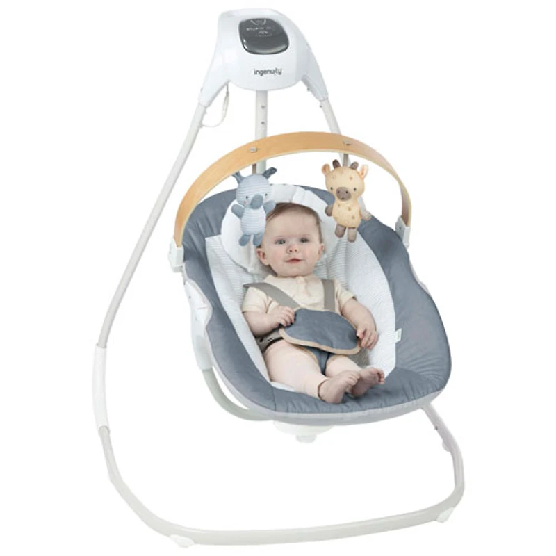 Balançoire apaisante compacte SimpleComfort d'Ingenuity - Chambray