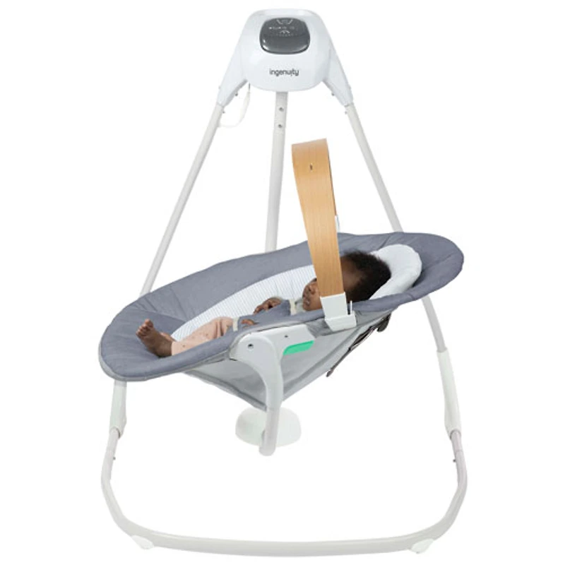 Balançoire apaisante compacte SimpleComfort d'Ingenuity - Chambray