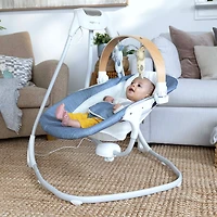 Balançoire apaisante compacte SimpleComfort d'Ingenuity - Chambray