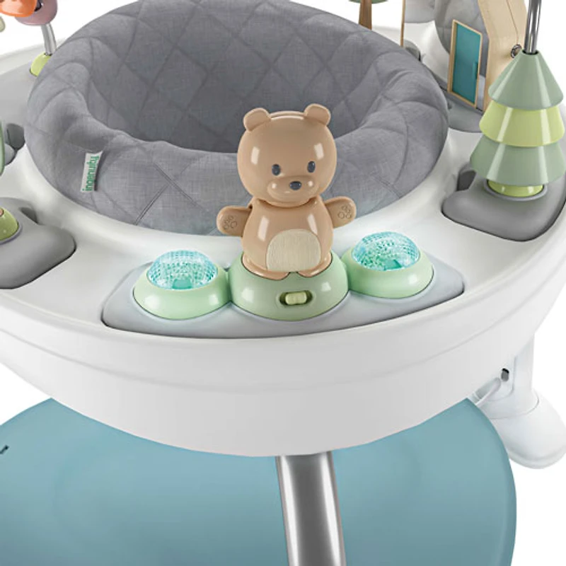 Ingenuity Spring & Sprout 2-in-1 Activity Jumper & Table - Forest