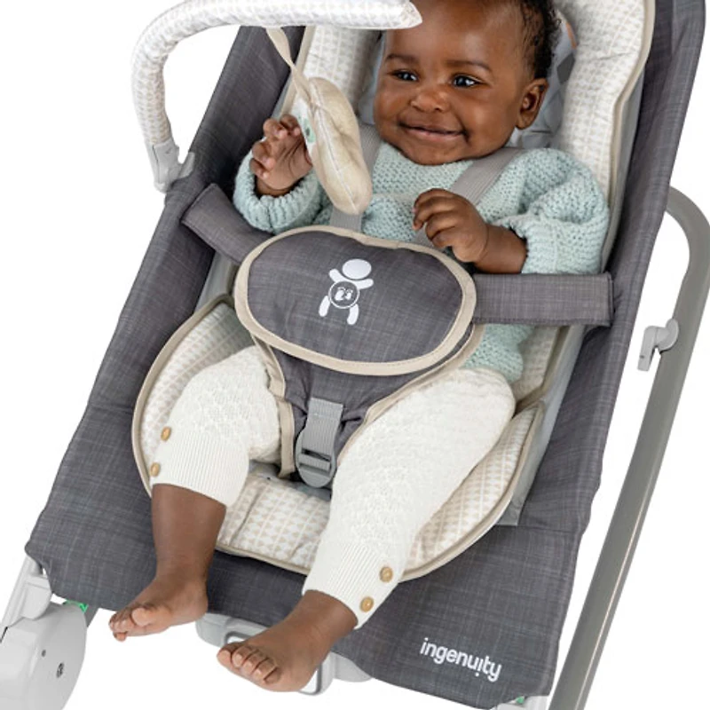 Ingenuity Happy Belly Rock-to-Bounce Massage Seat - Parker
