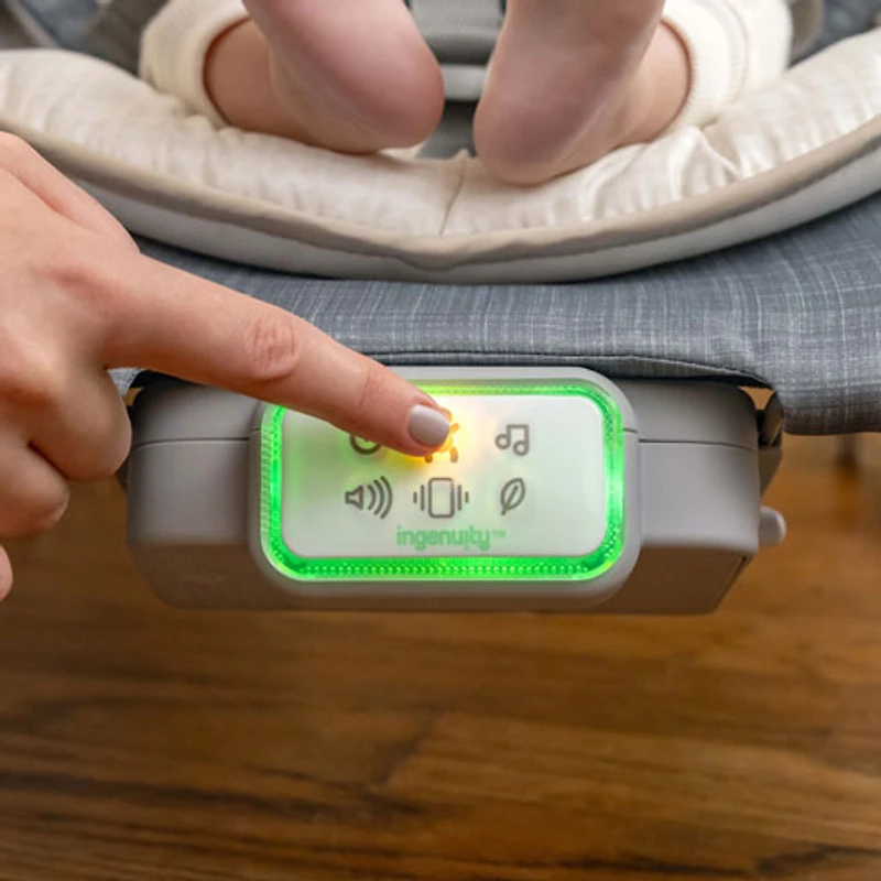 Ingenuity Happy Belly Rock-to-Bounce Massage Seat - Parker