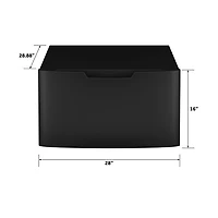 GE 28" Laundry Pedestal (GFP1528PTDS) - Carbon Graphite