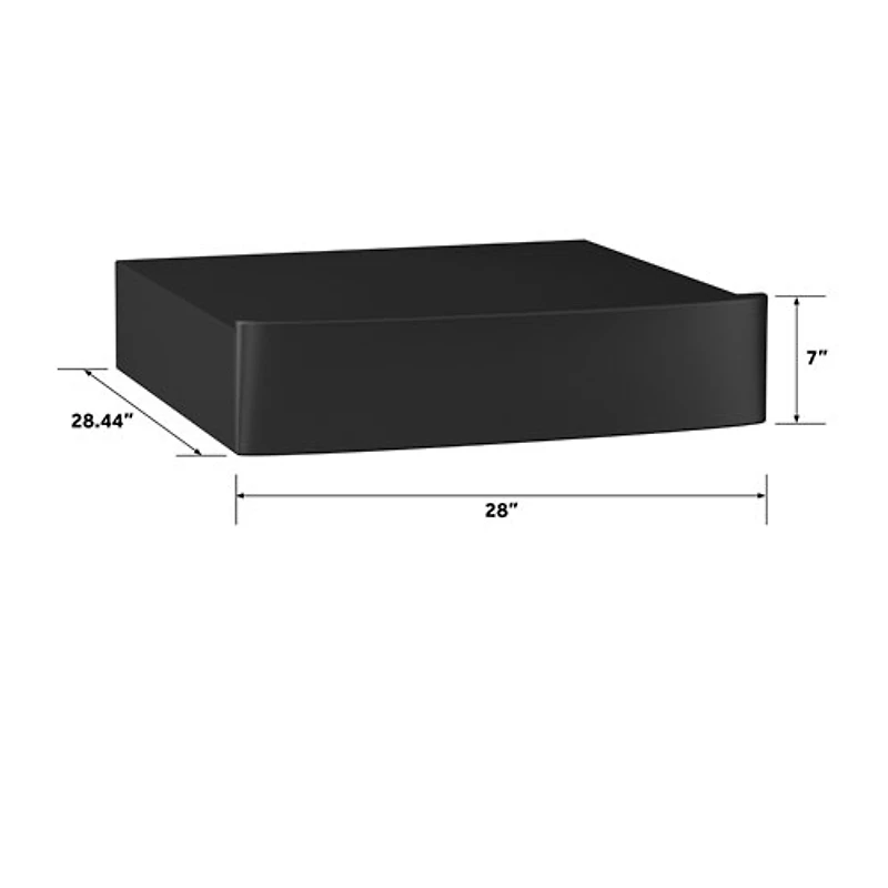 Socle de 28 po pour laveuse/sécheuse de GE (GFR0728PTDS) - Graphite charbon