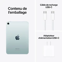 iPad mini 8,3 po Go avec Wi-Fi & 5G (7e génération) d'Apple