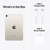 iPad mini 8,3 po 256 Go avec Wi-Fi & 5G (7e génération) d'Apple - Comète