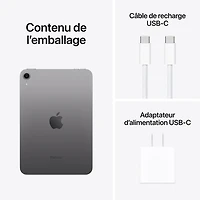 iPad mini 8,3 po 512 Go avec Wi-Fi (7e génération) d'Apple - Gris cosmique