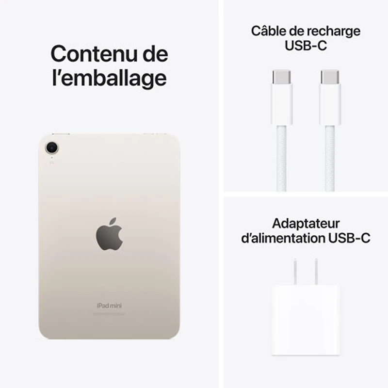 Apple iPad mini 8.3" 512GB with Wi-Fi (7th Generation) - Starlight