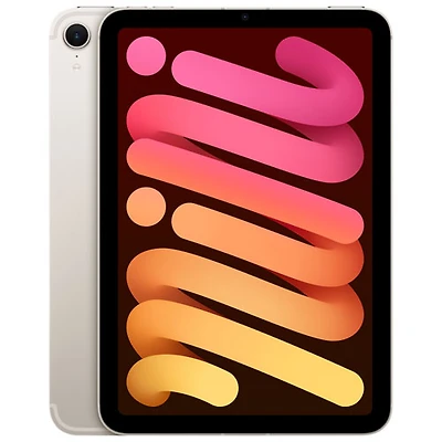 iPad mini 8,3 po 512 Go avec Wi-Fi & 5G (7e génération) d'Apple - Comète