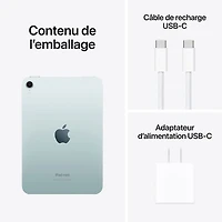 iPad mini 8,3 po 128 Go avec Wi-Fi (7e génération) d'Apple - Bleu