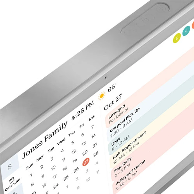 Écran tactile intelligent avec calendrier de 15 po de Skylight - Argenté - Exclusivité Best Buy