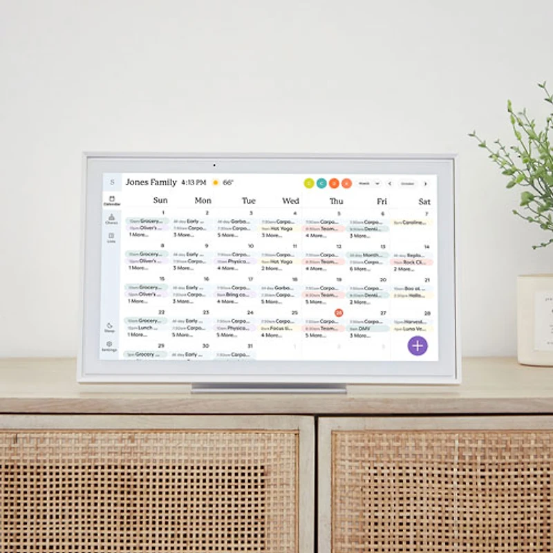 Skylight 15" Touchscreen Calendar Smart Display - White