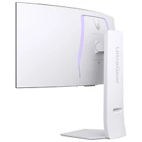 Moniteur de jeu panoramique FreeSync G-Sync DELO incurvé WQHD 240 Hz de 34 po UltraGear de LG avec temps de réponse de 0,03 ms gris à gris (34GS95QE-W)