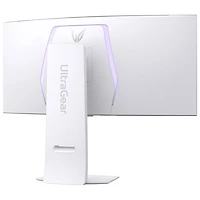 Moniteur de jeu panoramique FreeSync G-Sync DELO incurvé WQHD 240 Hz de 34 po UltraGear de LG avec temps de réponse de 0,03 ms gris à gris (34GS95QE-W)