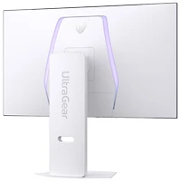 Moniteur de jeu FreeSync G-Sync DELO (UHD 4K 240 Hz, HD intégrale 480 Hz) de 32 po mode double UltraGear de LG avec temps de réponse de 0,03 ms gris à gris - Blanc suprême