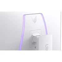 Moniteur de jeu FreeSync G-Sync DELO (UHD 4K 240 Hz, HD intégrale 480 Hz) de 32 po mode double UltraGear de LG avec temps de réponse de 0,03 ms gris à gris - Blanc suprême