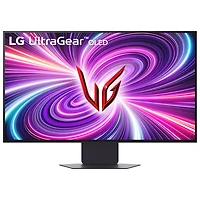 Moniteur de jeu FreeSync G-Sync DELO (UHD 4K 240 Hz ,HD intégrale 480 Hz) de 32 po mode double UltraGear de LG avec temps de réponse de 0,03 ms gris à gris - Gris violet
