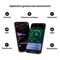 Anneau intelligent pour le sommeil et la mise en forme Ring Air d'Ultrahuman - Taille