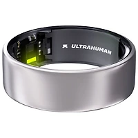 Ultrahuman Ring AIR Health, Sleep & Fitness Smart Ring - 6-Day Battery - Raw Titanium - Size 9