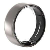 Ultrahuman Ring AIR Health, Sleep & Fitness Smart Ring - 6-Day Battery - Raw Titanium - Size 9