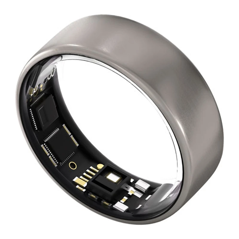 Ultrahuman Ring Air Sleep & Fitness Smart Ring - Size 11 - Natural Titanium