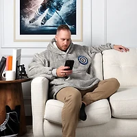 Jeté à capuchon Jour de match de la LNH - 31,5 x 44 po - Jets de Winnipeg